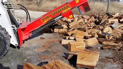 log splitter attachment for bobcat